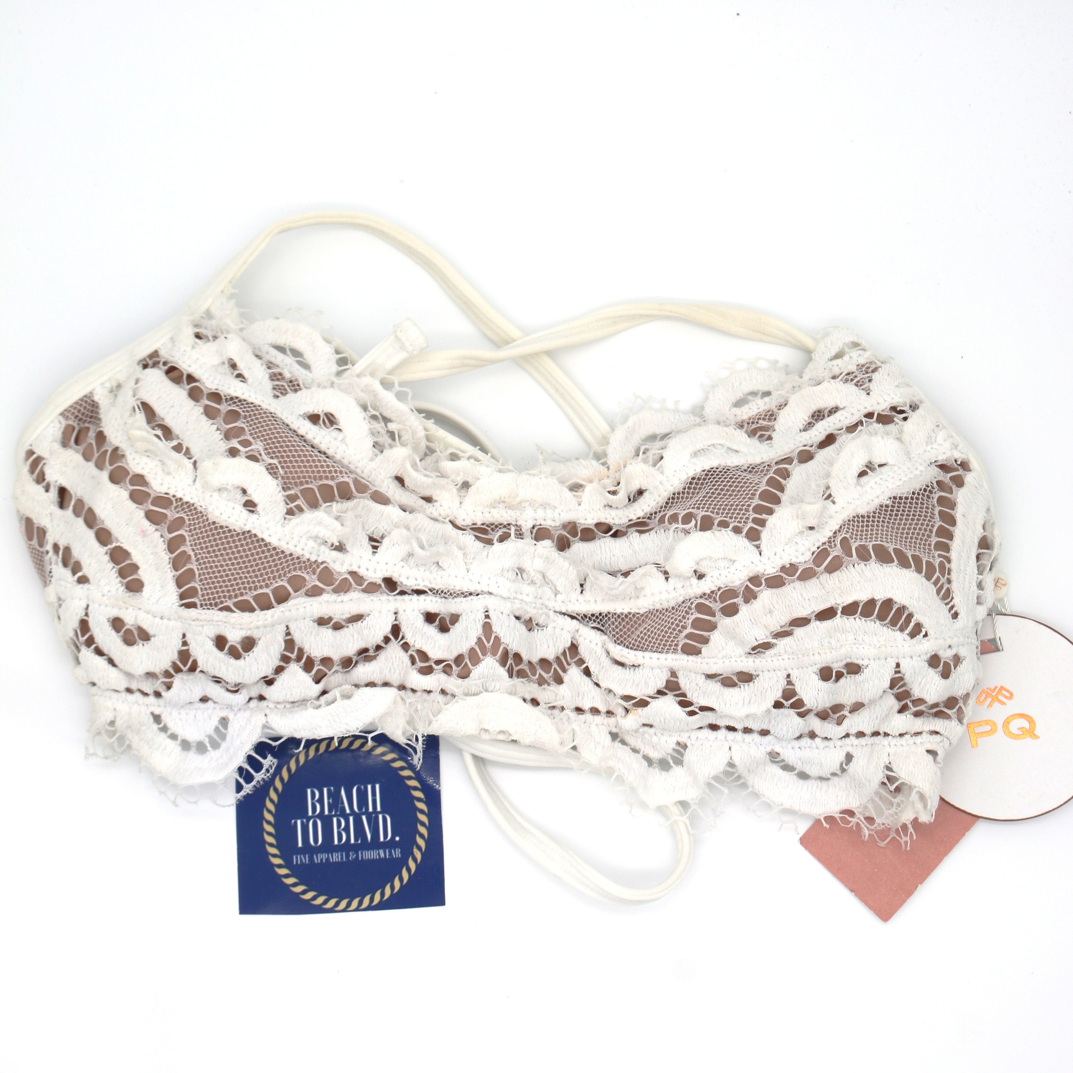 PQ Water Lily Lace Bralette - BeachToBlvd