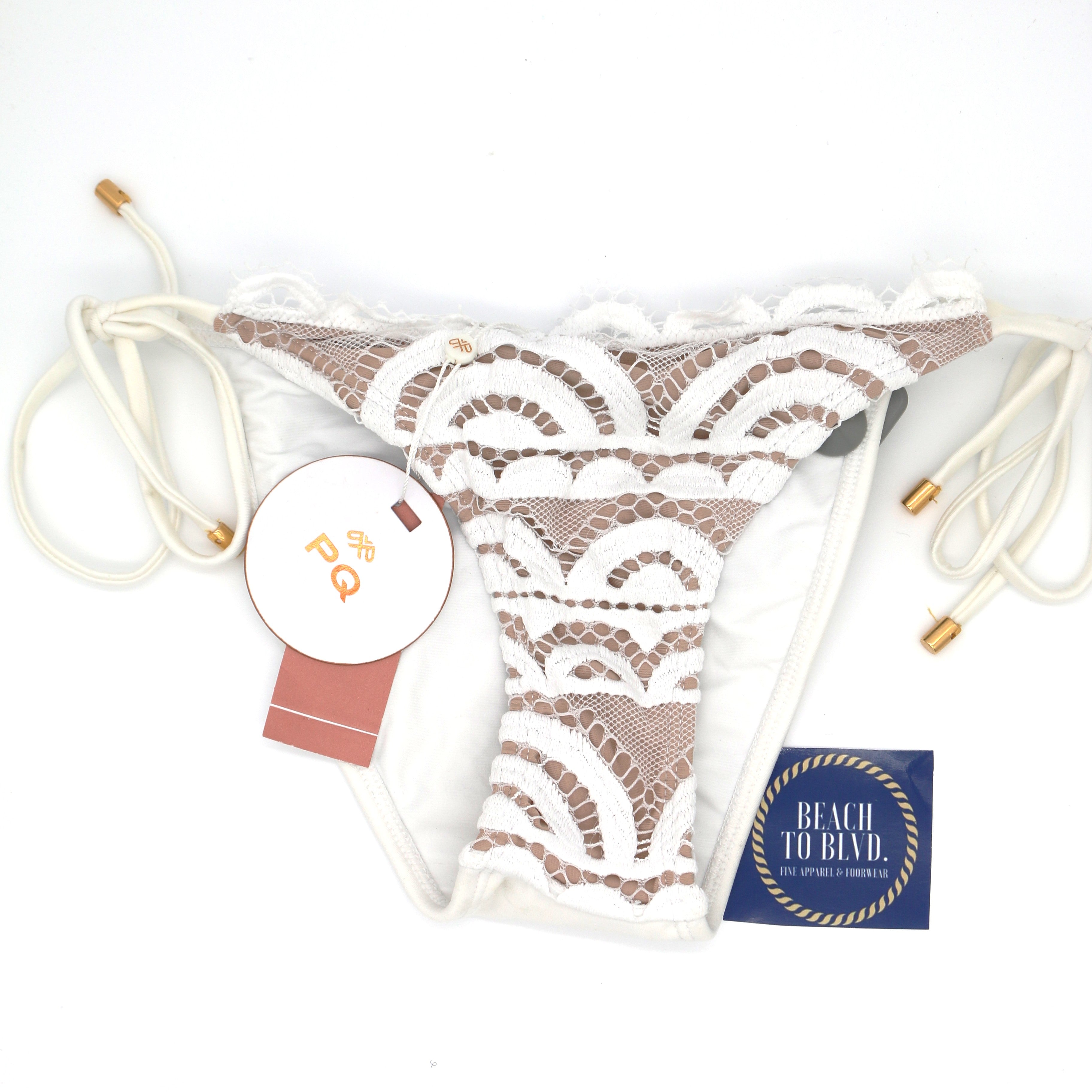 PQ Water Lily Lace Tie Bottoms - BeachToBlvd