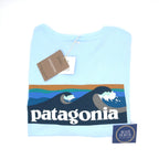 Patagonia Cap Cool Daily Graphic Shirt-Boardshort Logo: Chilled Blue - BeachToBlvd