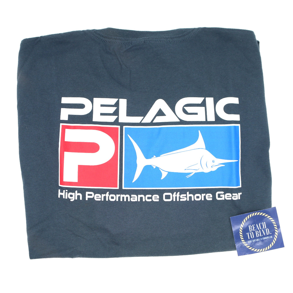 Pelagic Deluxe Logo Short Sleeve Tee - Pelagic Logo - BeachToBlvd