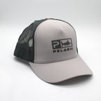 Pelagic Echo Icon Performance Trucker Hat - Grey