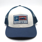 Pelagic The Pursuit Trucker Hat - Icon Americamo