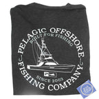 Pelagic Prem Short Sleeve Tri-Blend Tee- Charter