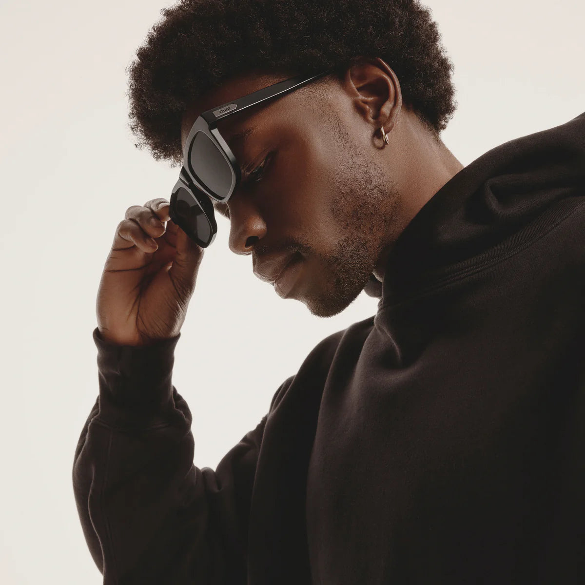 Quay FLIP SIDE- Black Frame / Smoke Polarized Lens