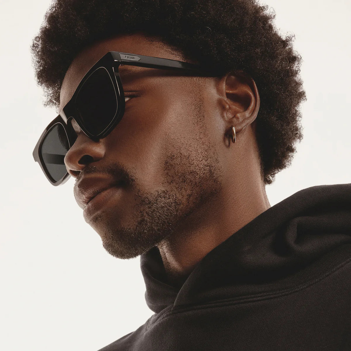 Quay FLIP SIDE- Black Frame / Smoke Polarized Lens