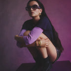 QUAY Hyped Up Sunglasses - Amethyst/Dark Amethyst