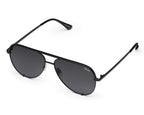 Quay High Key Mini Sunglasses- Black/ Smoke
