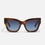 Quay By The Way- Brown Tortoise/ Navy Blue