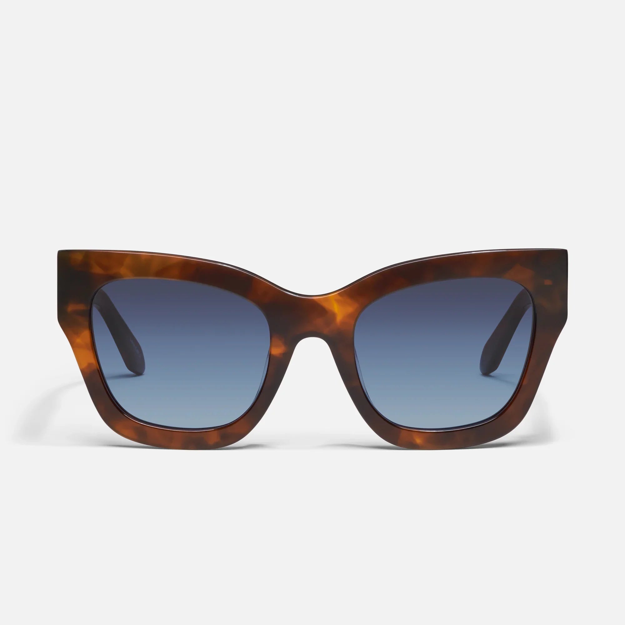 Quay By The Way- Brown Tortoise/ Navy Blue