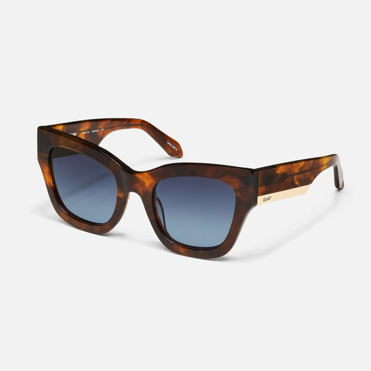 Quay By The Way- Brown Tortoise/ Navy Blue