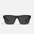 QUAY Dealers Choice Sunglasses - Matte Black/Black Polarized