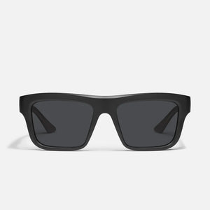 QUAY Dealers Choice Sunglasses - Matte Black/Black Polarized