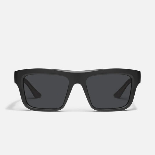 QUAY Dealers Choice Sunglasses - Matte Black/Black Polarized