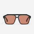 Quay Soundcheck Sunglasses-Black/Apricot Polarized