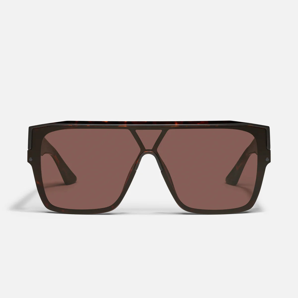 Quay TEMPO- Dark Tortoise Frame / Brown Lens