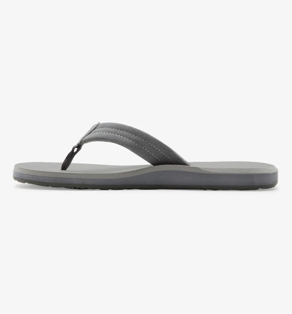 Quiksilver Mens Carver Suede Core Flip-Flop - BeachToBlvd