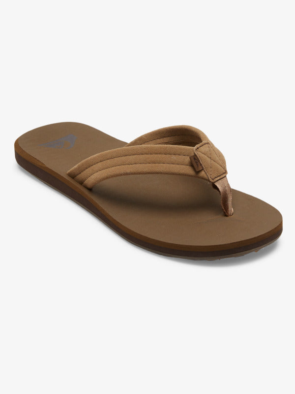 Quiksilver Mens Carver Suede Core Flip-Flop