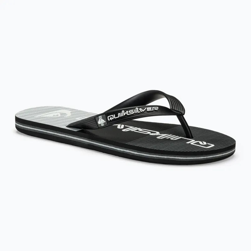 Quiksilver Men's Molokai Stripe 3 Point Flip Flop Sandal - BeachToBlvd