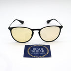 Ray-Ban Adult Erika RB3539 002/Q1 54-19- Polished Black/Gold