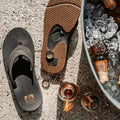 Reef Fanning Bottle Opener Men's Sandals - Brown/Gum