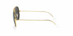 Ray-Ban RB3025 Large Metal Aviator- Legend Gold / Polarized Black Lens (919648)