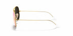 Ray-Ban RB3025 Metal Aviator- Matte Gold / Brown Mirror Fucsia Polarized Lens (112/1Q)