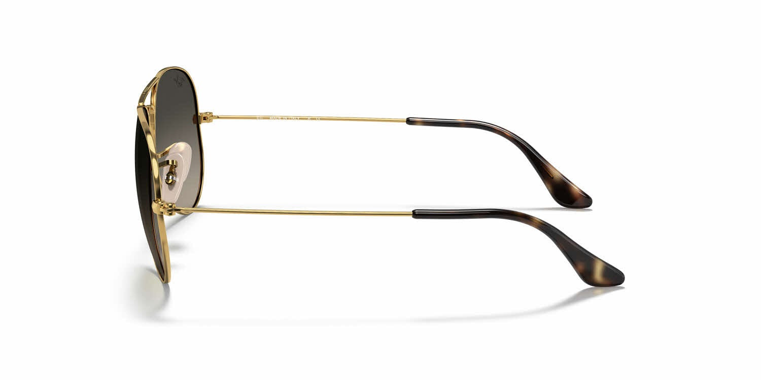 Ray-Ban RB3025 Metal Aviator- Gold / Light Grey Gradient Dark Grey Lens (181/71)