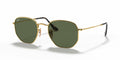 Ray-Ban RB3548N Hexagonal-Gold / Green Lens (001)