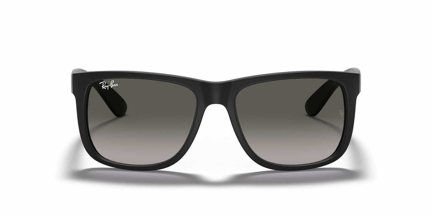 Ray-Ban RB4165 Justin- Rubber Black / Grey Gradient Lens (601/8G)