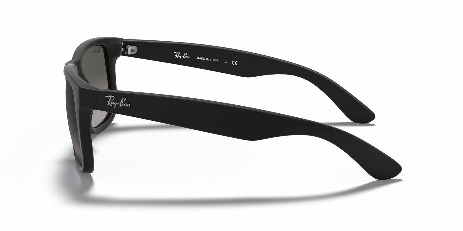 Ray-Ban RB4165 Justin- Rubber Black / Grey Gradient Lens (601/8G)