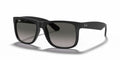 Ray-Ban RB4165 Justin- Rubber Black / Grey Gradient Lens (601/8G)