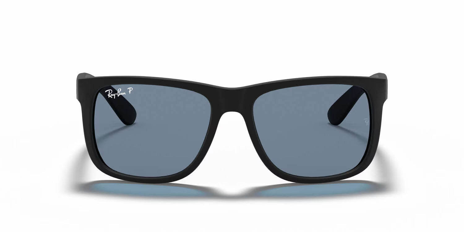 Ray-Ban RB4165 - Justin 622/2V Rubber Black/Blue 55