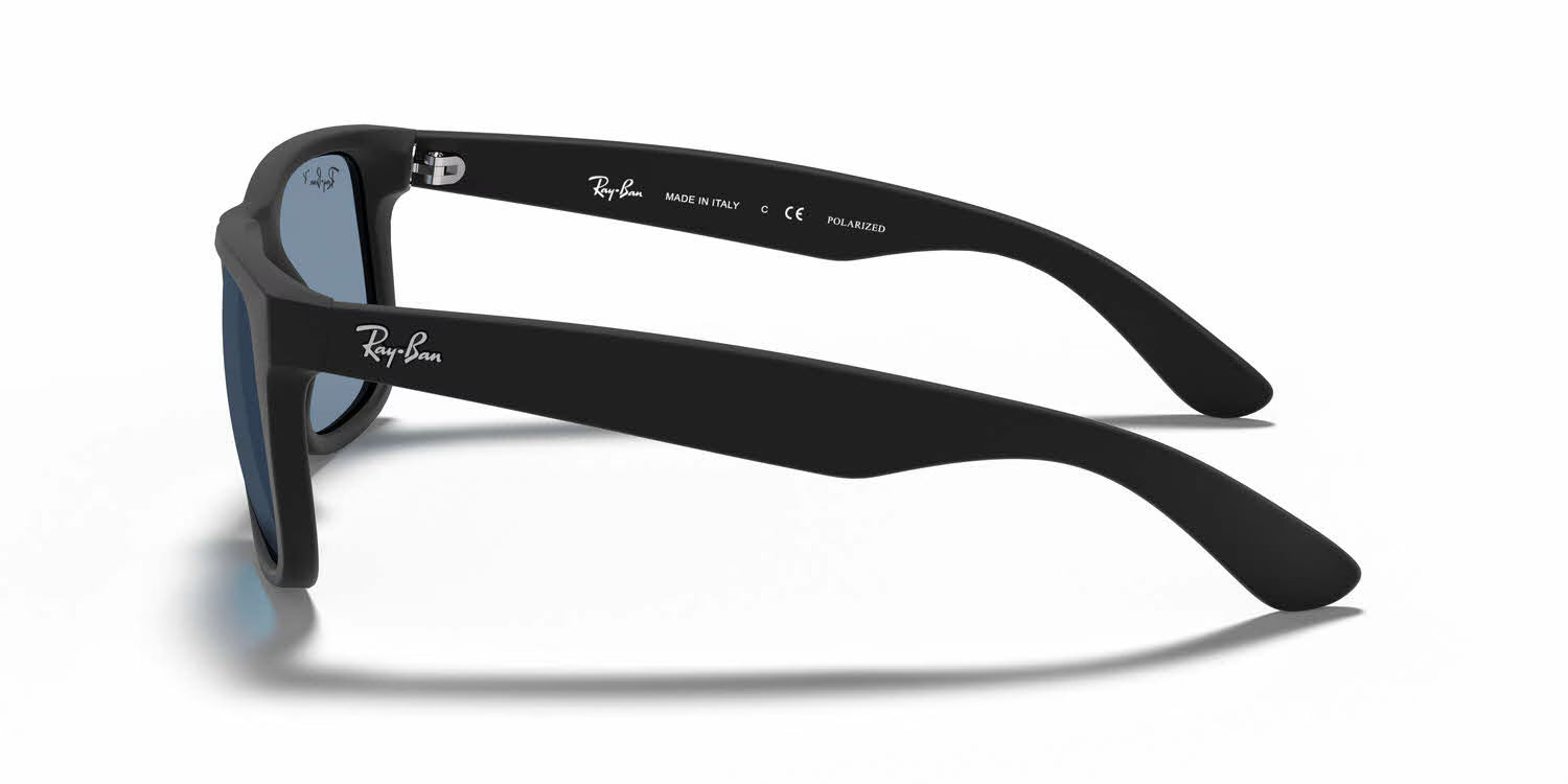 Ray-Ban RB4165 - Justin 622/2V Rubber Black/Blue 55