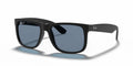Ray-Ban RB4165 - Justin 622/2V Rubber Black/Blue 55