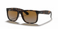 Ray-Ban RB4165 Justin- Matte Havana Rubber / Polarized Brown Gradient Lens (865/T5)