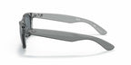 Ray-Ban RB2132 New Wayfarer- Transparent Grey / Dark Blue Polarized Lens (64503R)