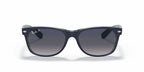 Ray-Ban RB2132 New Wayfarer- Matte Blue On Transparent Blue / Blue Gradient Polarized Lens (660778)