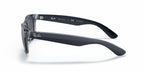 Ray-Ban RB2132 New Wayfarer- Matte Blue On Transparent Blue / Blue Gradient Polarized Lens (660778)