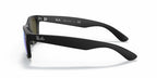 Ray-Ban RB2132 New Wayfarer- Rubber Black / Grey Mirror Blue Lens (622/17)