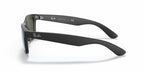 Ray-Ban RB2132 New Wayfarer- Rubber Black / Green Mirror Silver Lens (622/30)
