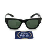 Ray-Ban Mega Wayfarer Dia De Muertos Polarized Sunglasses - Polished Black / Green