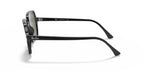 Ray-Ban 0RB1973 SQUARE II Sunglasses -Glossy Black Frame / Green Lens