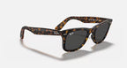 Ray-Ban 0RB2140 Original Wayfarer Bicolor Sunglasses- Tortoise Polished Havana / G-15 Dark Grey Lens