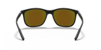 Ray-Ban 0RB4330CH Chromance Sunglasses- Matte Black / Green Mirror Blue Polarized Lens