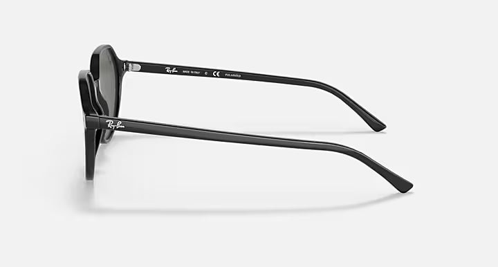 Ray-Ban RB2195 Thalia Sunglasses- Polished Black / Green Polarized Lens
