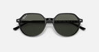 Ray-Ban RB2195 Thalia Sunglasses- Polished Black / Green Polarized Lens