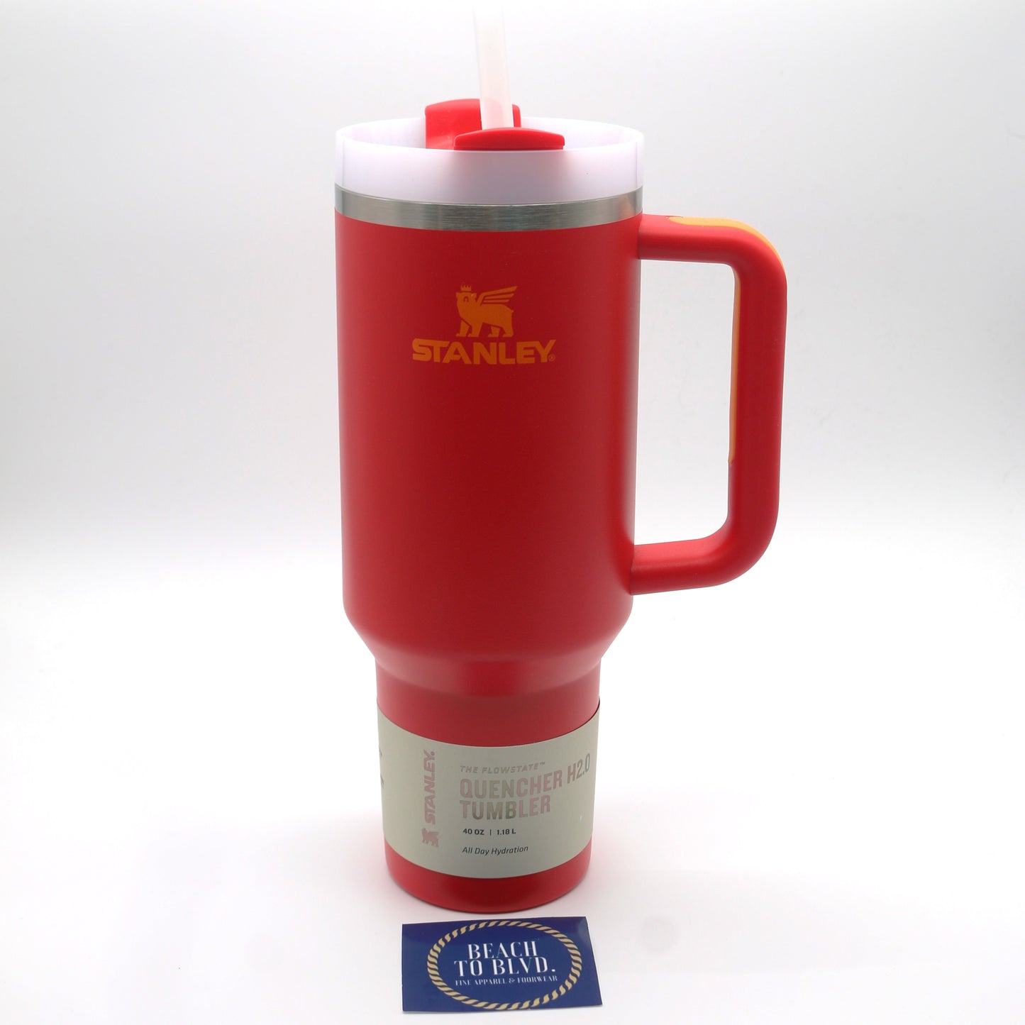 Stanley The Quencher H2.0 Flowstate Tumbler - Chili Red 40 Ounces