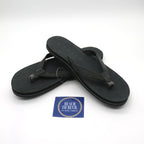 Reef Solana Leather Dusty Black Sandals - BeachToBlvd