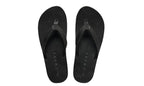 Reef Solana Leather Dusty Black Sandals - BeachToBlvd