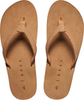 Reef Solana Leather Tan Sandals - BeachToBlvd
